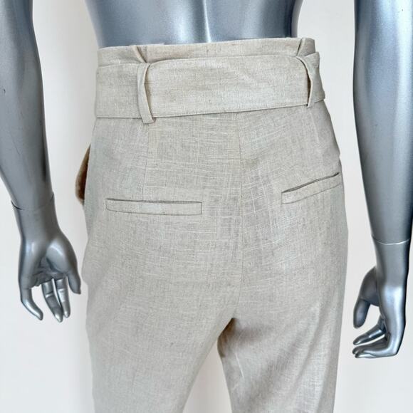 NEW!!! Veronica Beard women linen ankle pants size 0 Authentic - Picture 4 of 10